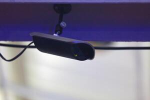 CCTV camera operating in a store photo
