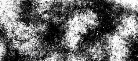 Abstract grunge texture in black and white tones with rough uneven patterns, perfect for design use. photo