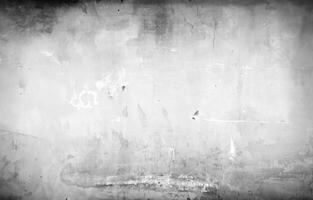 Monochrome grunge wall texture with scratches and smudges, ideal for backgrounds, overlays, or artistic designs. photo