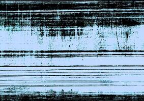 Abstract distressed grunge texture with horizontal black lines on a blue background, ideal for overlays and design. photo