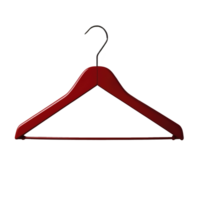 Realistic wooden hanger isolated on transparent background png