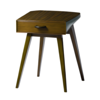 A small table with a drawer on it png