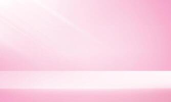 Empty pink studio background. Space for selling products on the website. illustration. vector