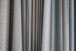 Curtain creating linear patterns for luxury photo