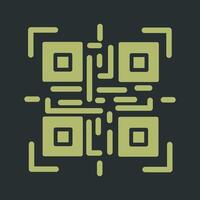 QR Code Reader Icon Design vector