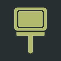 Billboard Icon Design vector