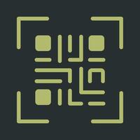 QR Code Generator Icon Design vector