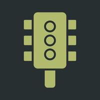 Traffic Light Icon Design vector
