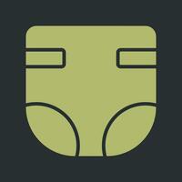 Diaper Changing Icon Design vector