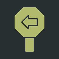 Left Arrow Icon Design vector