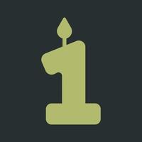 Age Number Icon Design vector