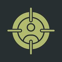 Target Audience Icon Design vector