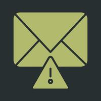 Message Alert Icon Design vector