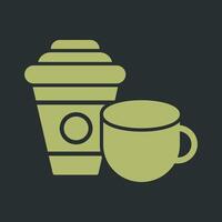 Coffee or Tea Icon Design vector