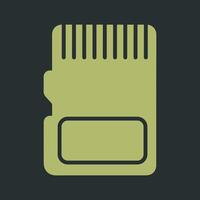 Memory Cards Icon Design vector