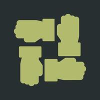 Teamwork Icon Design vector