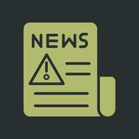 News Alert Icon Design vector