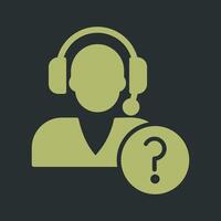 Help Request Icon Design vector