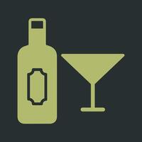 Wine Vine Icon Design vector