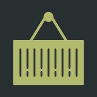 Barcode Sales Icon Design vector