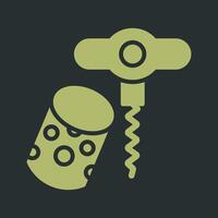 Wine Cork Icon Design vector