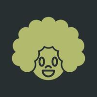 Clown Face Icon Design vector
