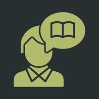 Storytelling Icon Design vector