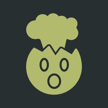 explotando cabeza icono diseño vector