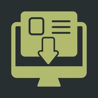 Landing Page Icon Design vector