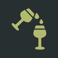 Wine Sip Icon Design vector