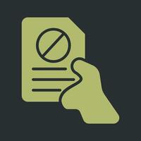 Resignation Icon Design vector