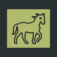 Pin the Tail Game Icon Design vector