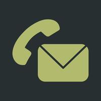 Support Email Icon Design vector