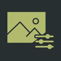 Photo Editing Tools Icon Design vector