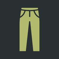 Pants Icon Design vector