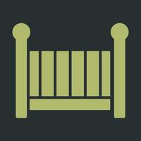 Nursery Cots Icon Design vector