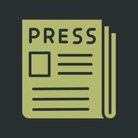Press Release Icon Design vector