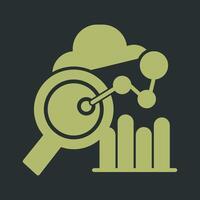 Workforce Analytics Icon Design vector