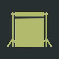 Photography Backdrops Icon Design vector