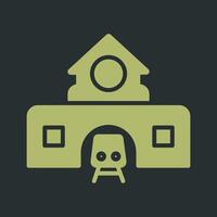 Train Station Icon Design vector