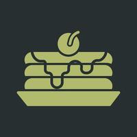 Pancakes Icon Design vector