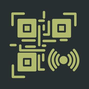 37 - QR Code Wi-Fi.eps vector
