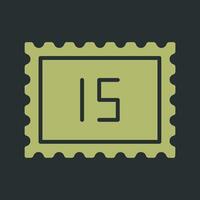 Postage Due Icon Design vector