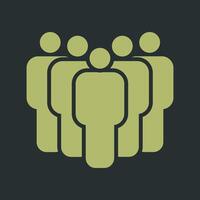 Diversity and Inclusion Icon Design vector