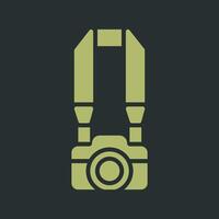 Camera Straps Icon Design vector