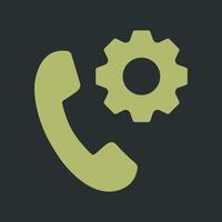 Technical Help Icon Design vector