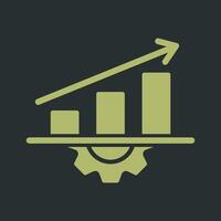 Performance Metrics Icon Design vector