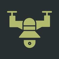 Drone Photography Icon Design vector