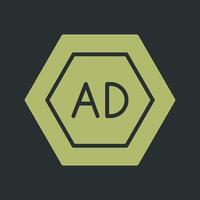 Ad Blocker Icon Design vector
