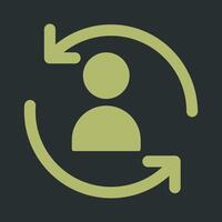 Retargeting Icon Design vector